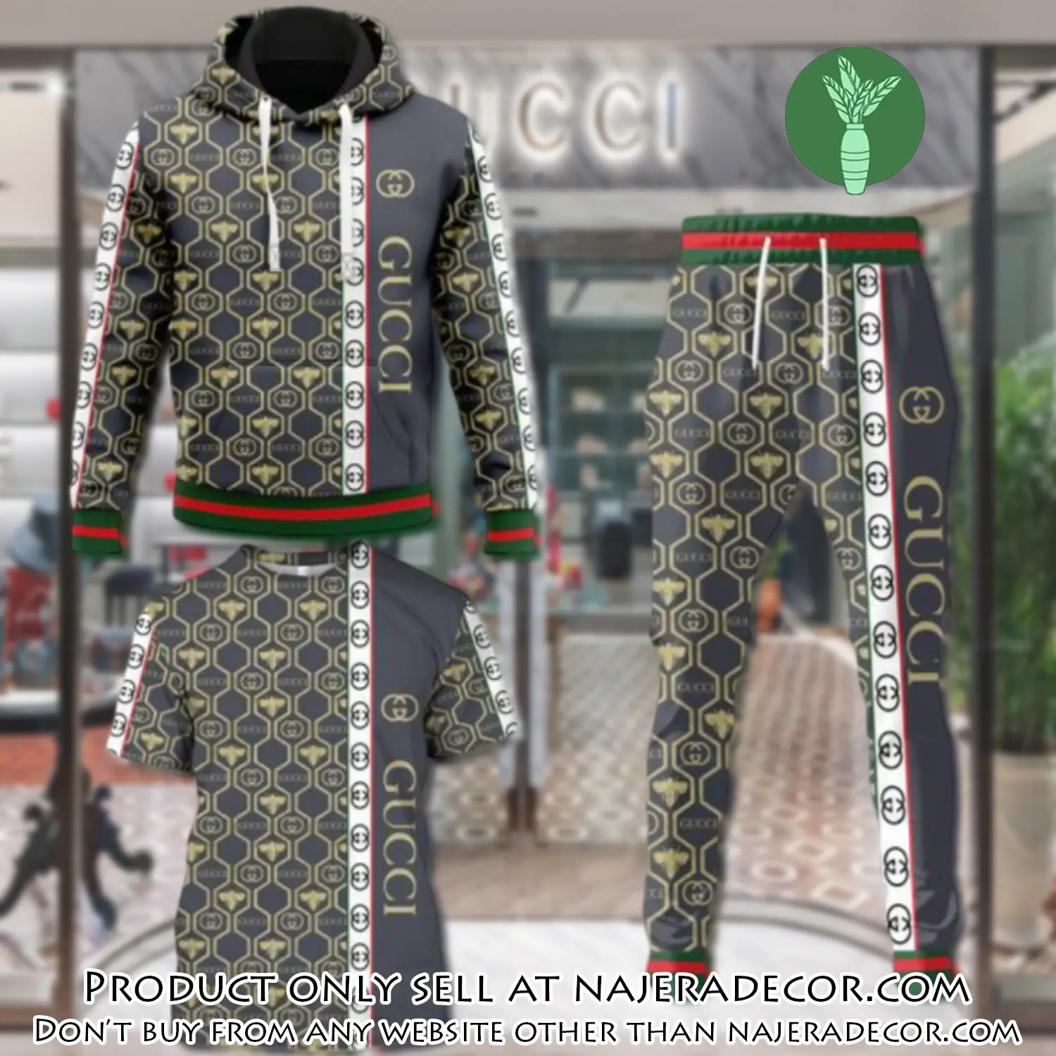 Gucci luxury brand combo tshirt hoodie long pants set trending 24 outfit sport lcs1034 njr2634461